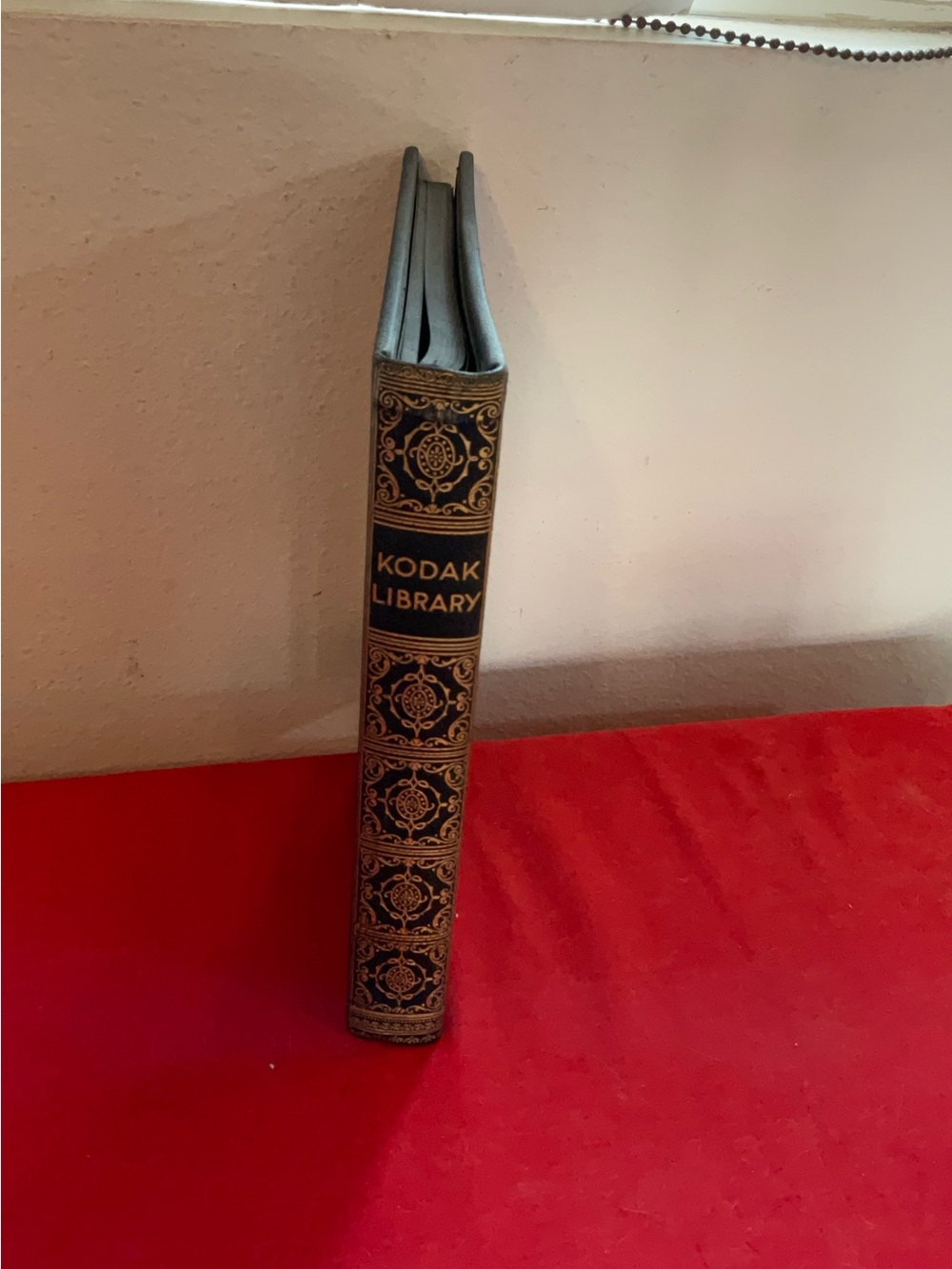 Kodak Library Photo Album - Dark Blue and Gold Embossed Spine